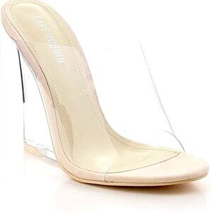 Cape Robbin Clear Wedge Heel